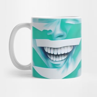 Smiling face artistic design Mug